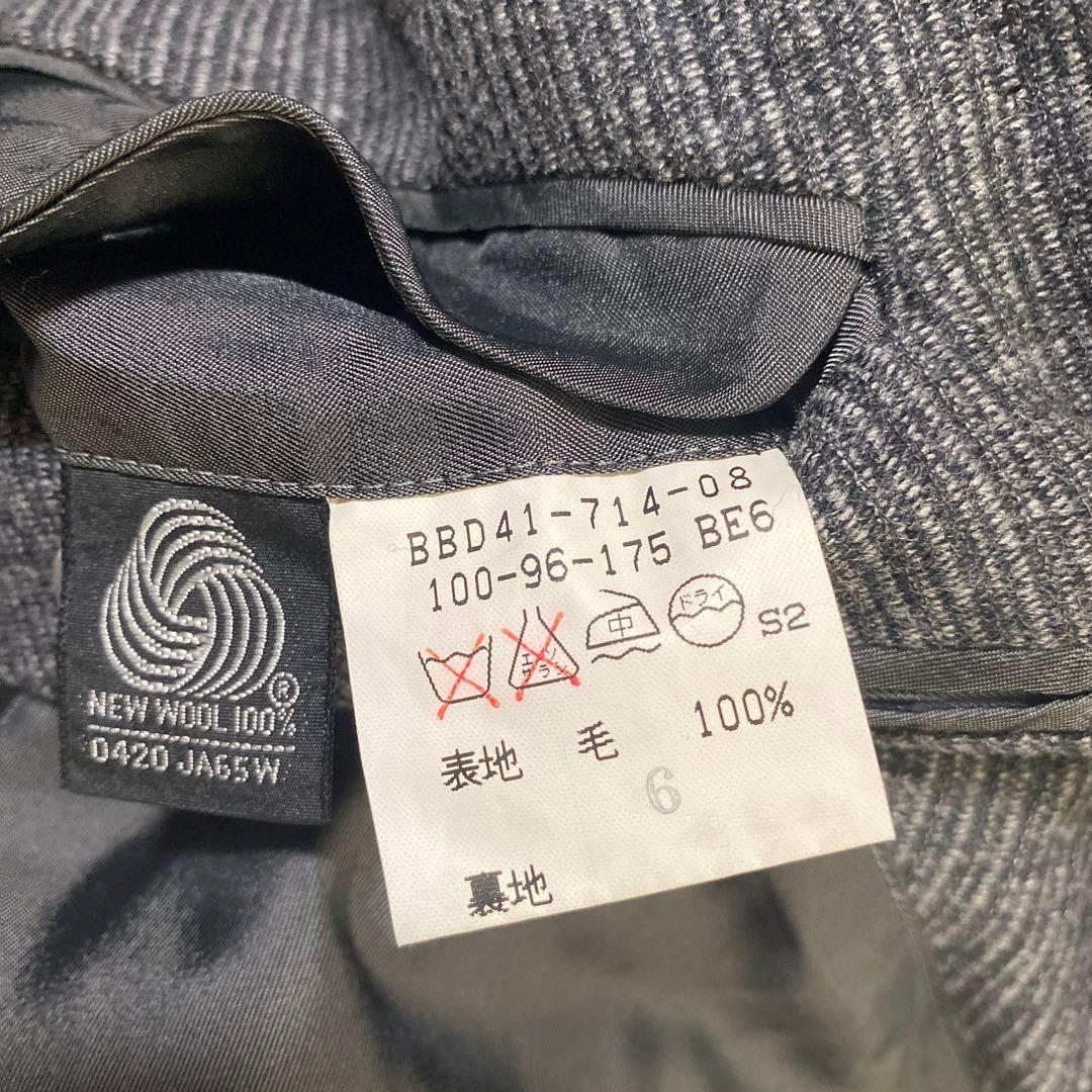 Burberry テーラードジャケット　ダブル　ヘリンボーン　オーバーサイズ