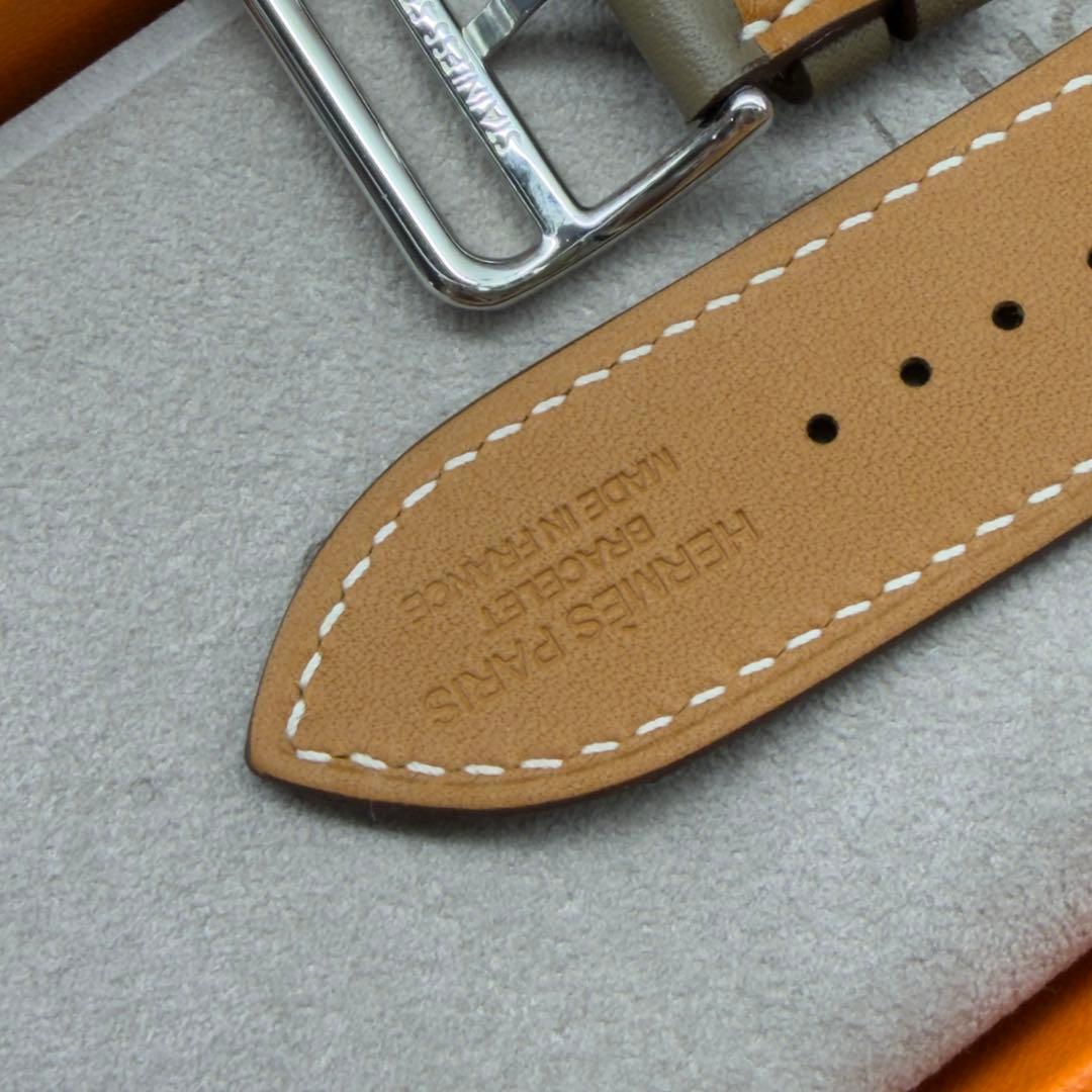 2957 ほぼ未使用　Apple Watch エルメス　エトゥープ　レザー