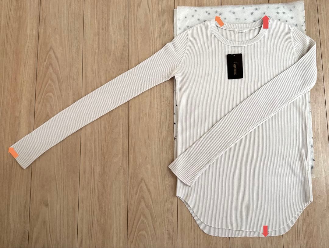 【新品】L'Appartement GOOD GRIEF RIB L/S TOP