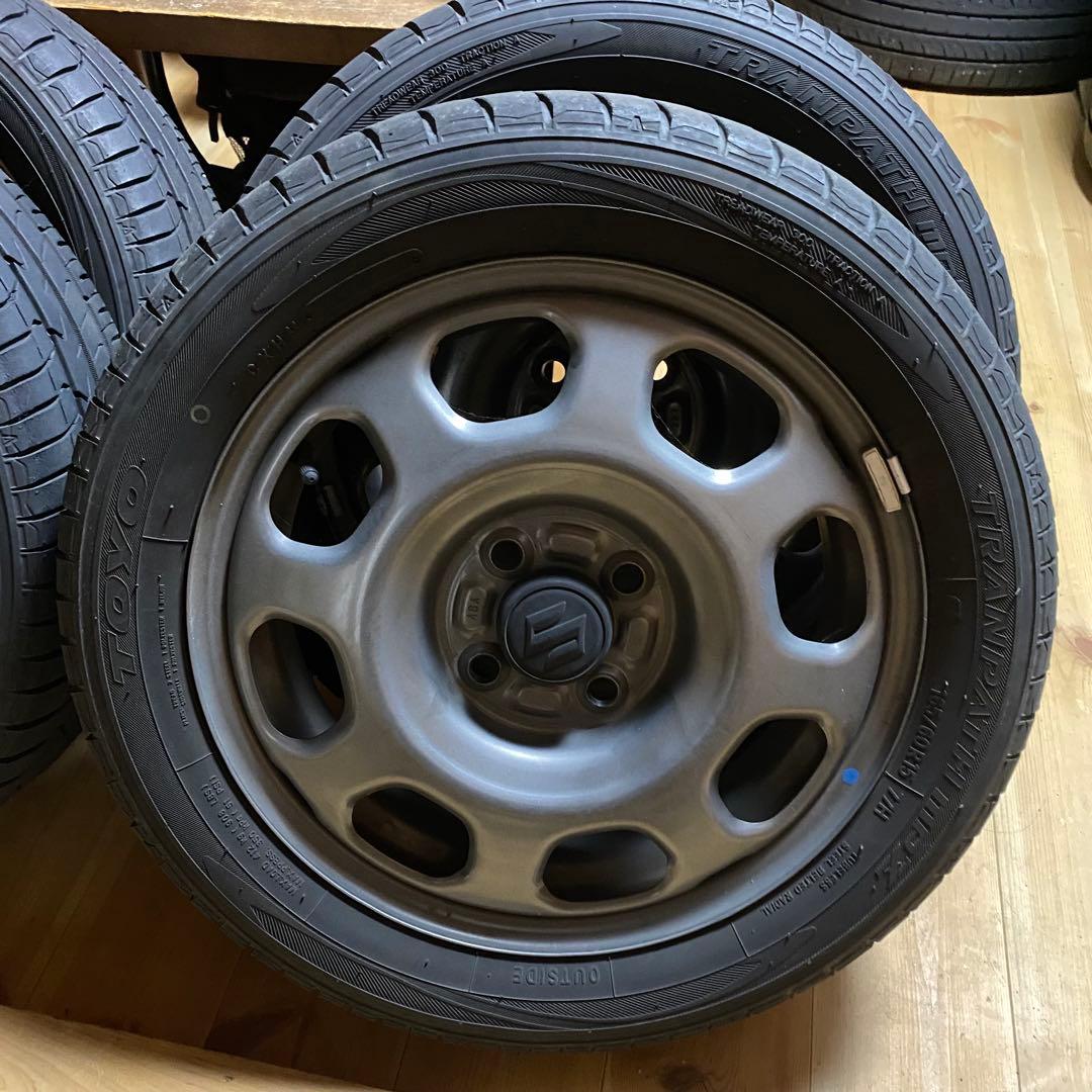 ハスラー　純正ホイール　トーヨー 15インチ タイヤセット① 画像一本目と二本目