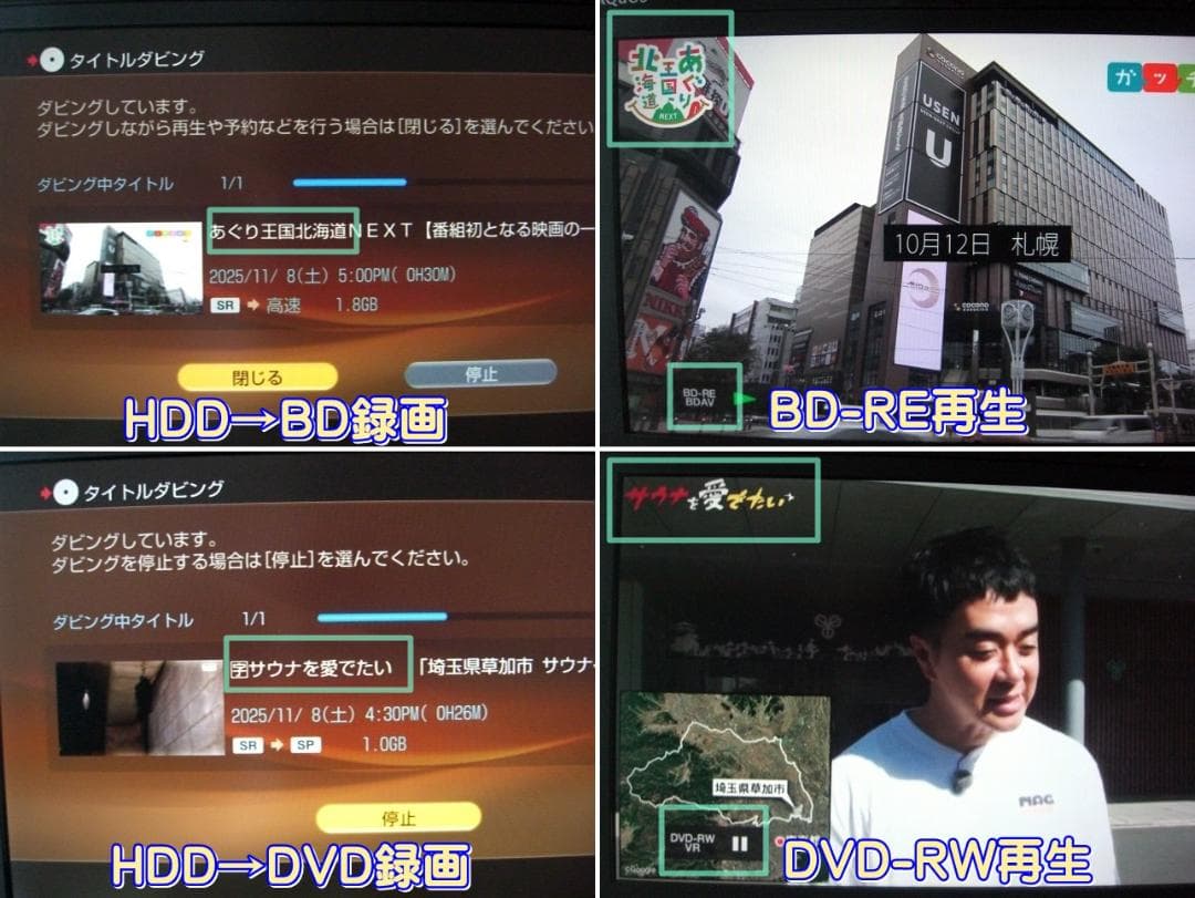 ｋ SONY ブルーレイ 2番組同時録画BDZ-RX30 1TBへ換装済み動作品