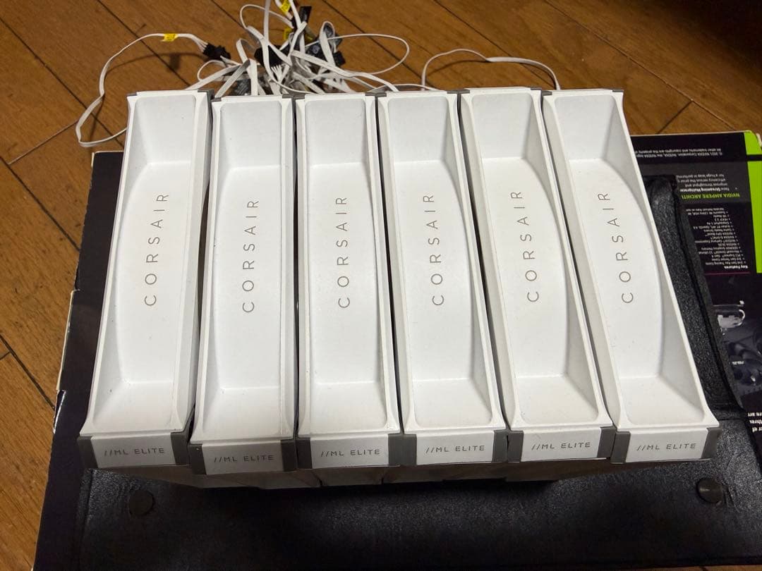 CORSAIR ファンRGB 6個セット