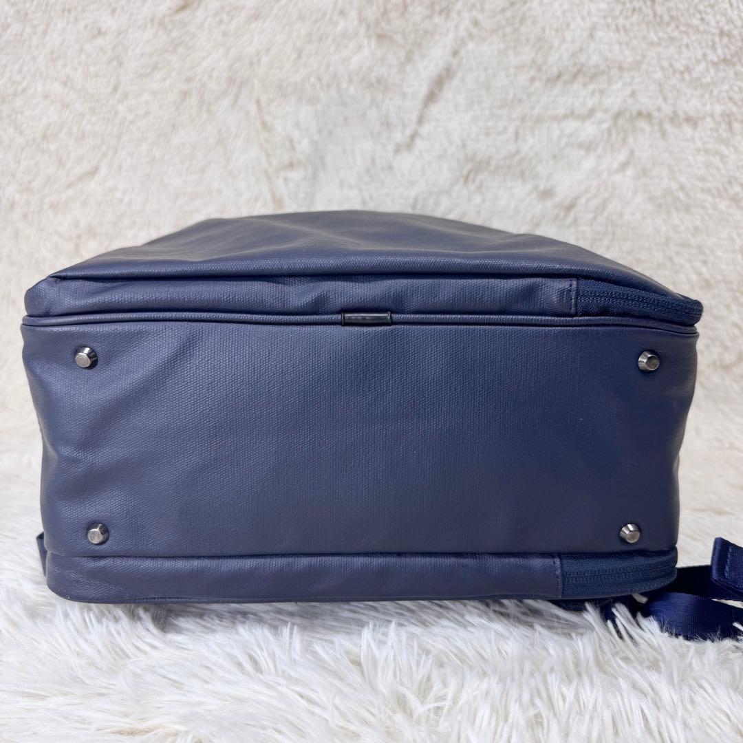 希少 エース ace. ダブルハンドル リュック ビジネスリュック 紺