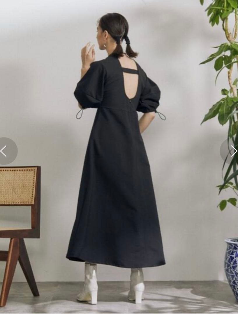 【UN3D.】ボリュームスリーブワンピース M