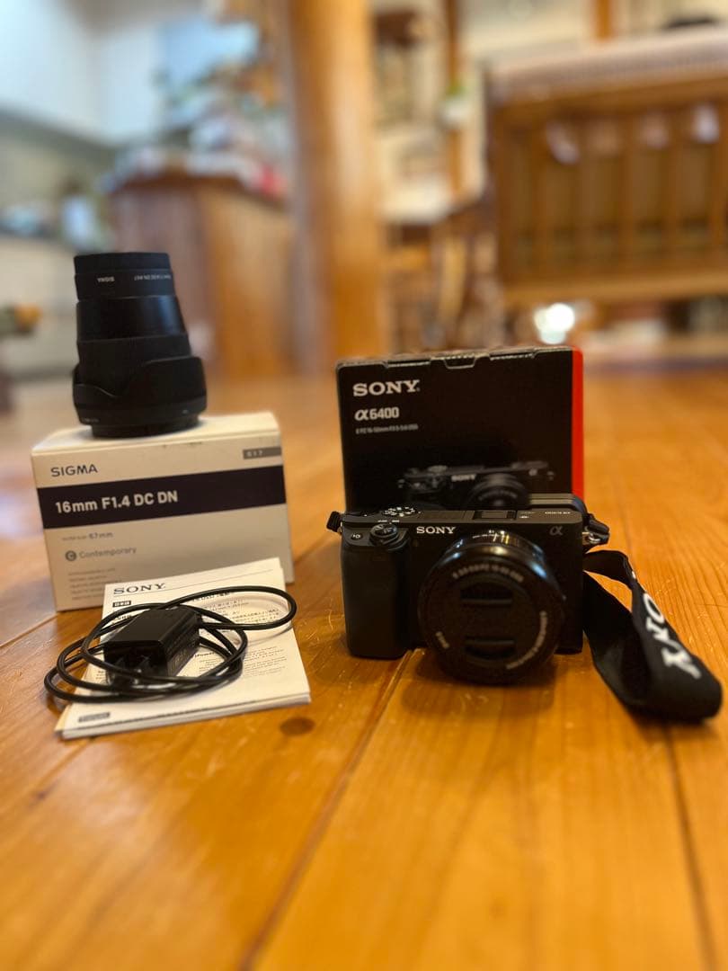 Sony α6400 + Sigma 16mm F1.4 セット