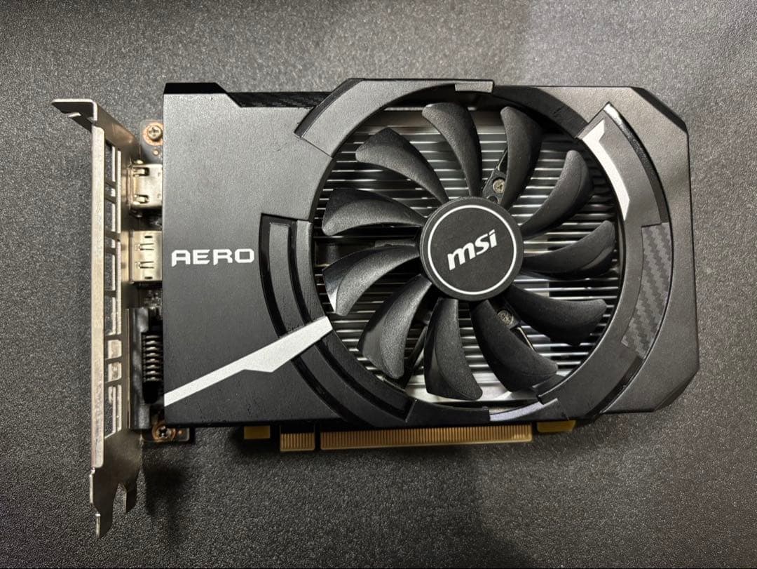 グラフィックボード・グラボ・ビデオカード MSI GeForce GTX1650 D6 AERO ITX OCV1 4GB
