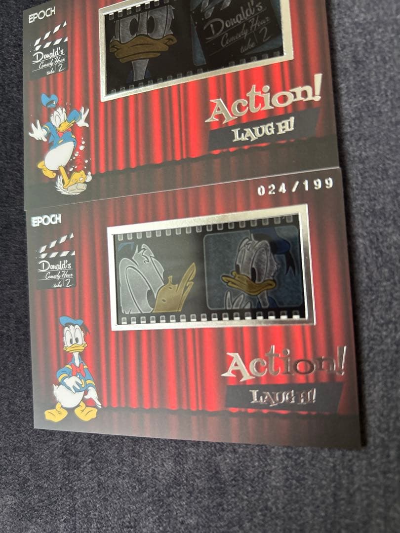 エポック　ディズニー　ドナルドダック 90周年プレミアムコレクションカード２枚