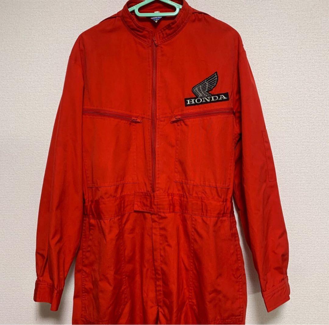 HONDA RACING TEAM ホンダ レーシングチーム つなぎ 赤 レッド