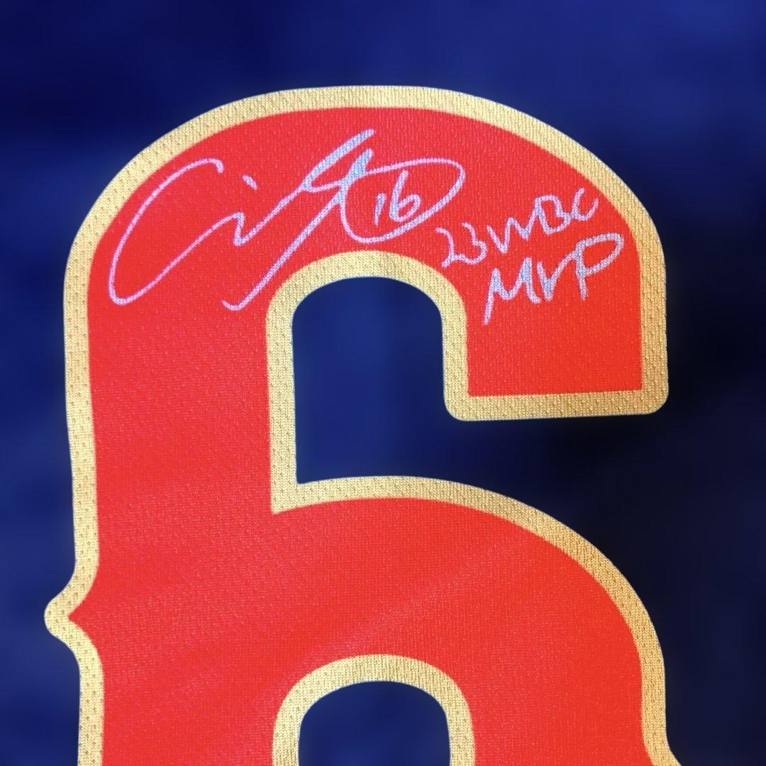 大谷翔平　50/50　2023WBC　日本代表選手サイン入りビジターユニフォーム