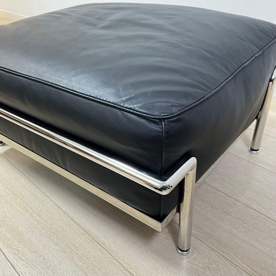 (つ53)ル・コルビュジエ LC2 / LC3 オットマンスツール リプロダクト