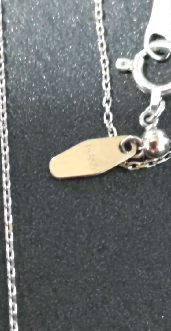 プラチナハートシェイプダイヤモンドネックレス