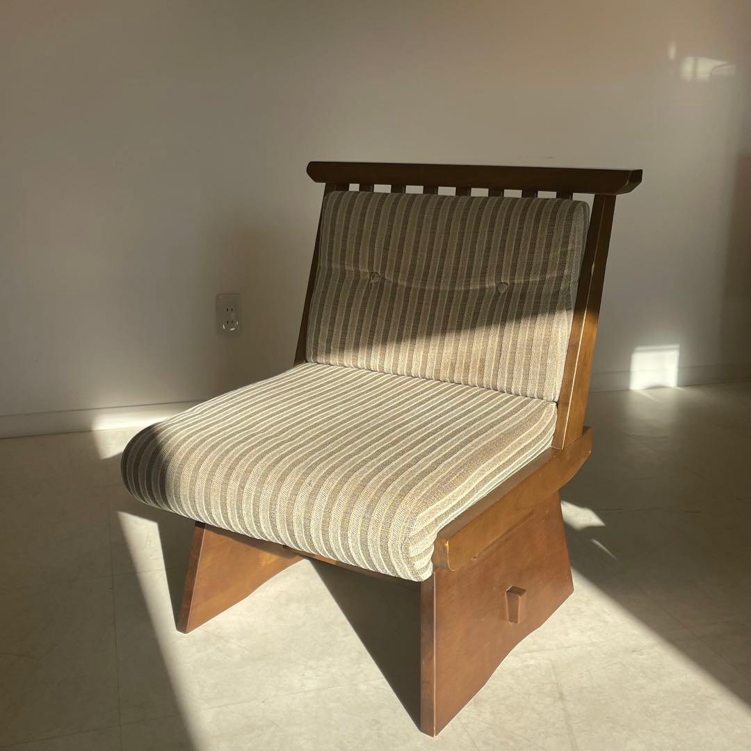 ニトリ　木製　回転式　ダイニングチェア　回転座椅子　イス　回転椅子　リビング