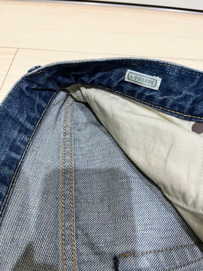 パンツ A.PRESSE Washed Denim Pants E(AP-4004)
