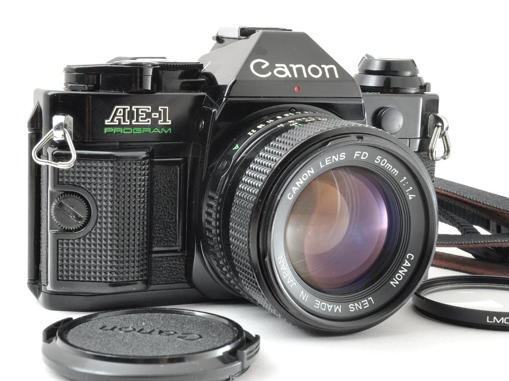 キヤノン AE-1 PROGRAM ブラック NEW FD 50mm f1.4