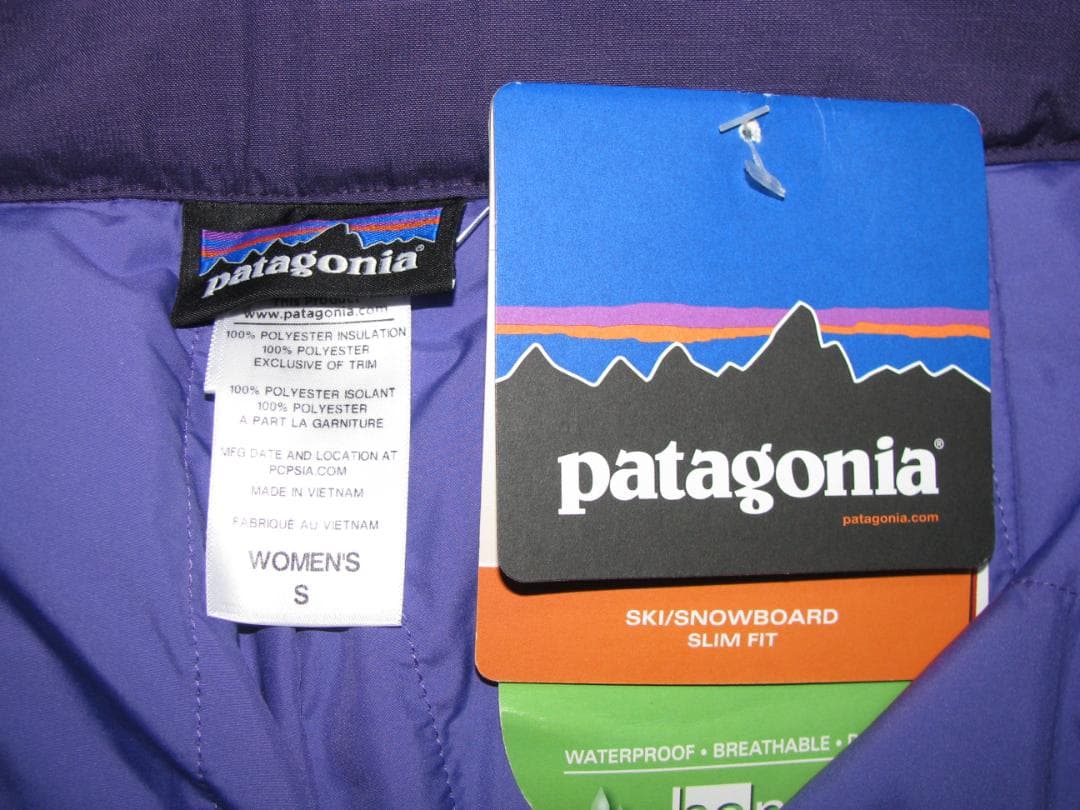 新品タグ付き Patagonia パタゴニア スノーパンツ S 高機能モデル