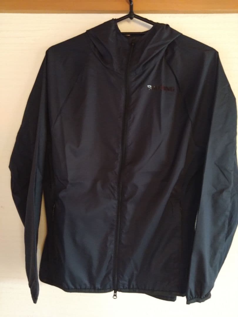 BRIEFING 3Dプリントポケッタブルパーカー レディースL 黒