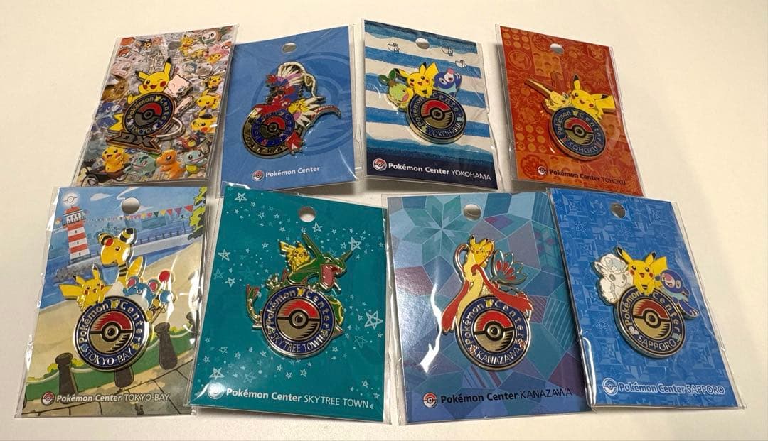 ポケモンセンター ピンズ ロゴピンズ ピンバッジ トウキョウ トウホク ヨコハマ