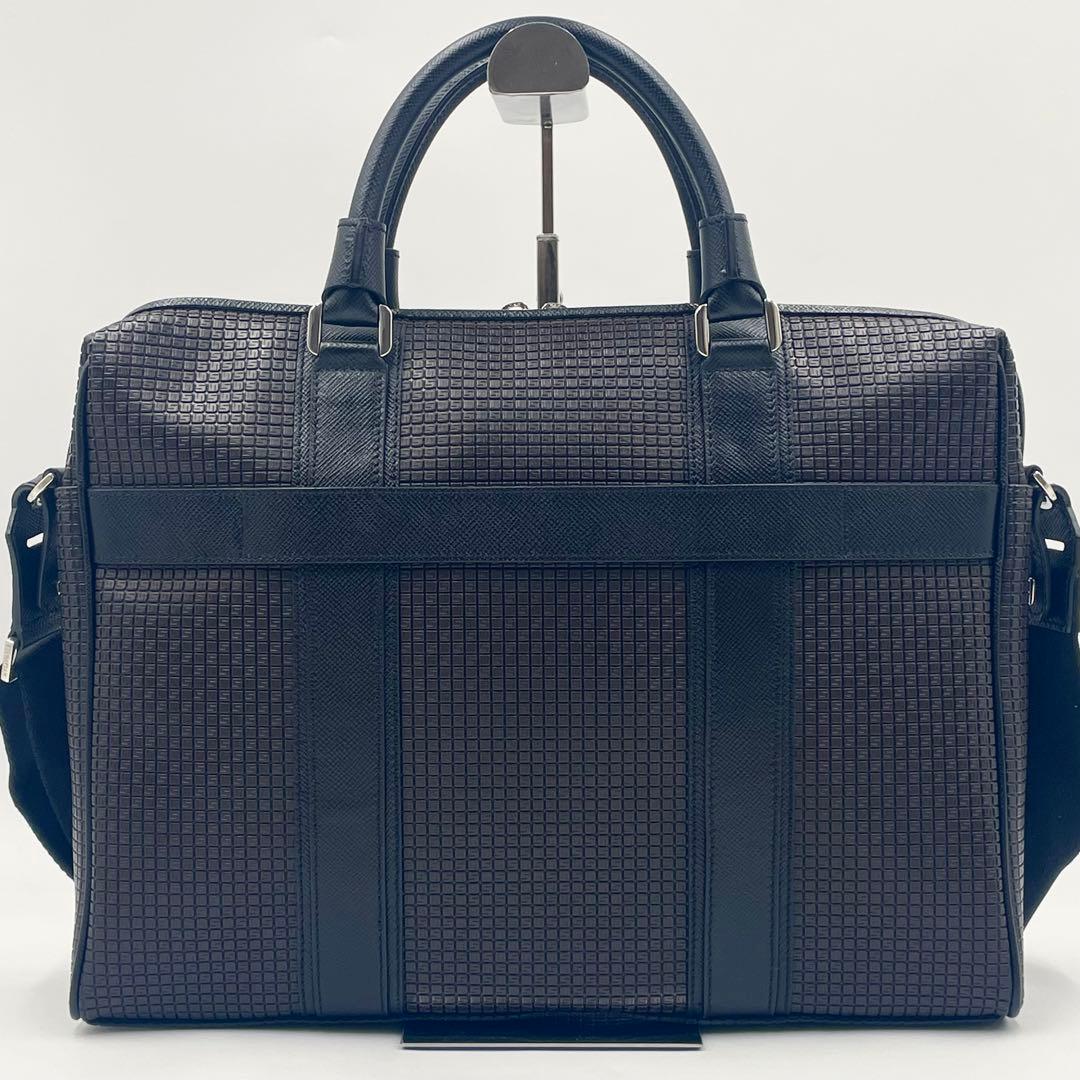 【未使用級】セラピアンエクストラスリムブリーフケース 2way メンズ A4可