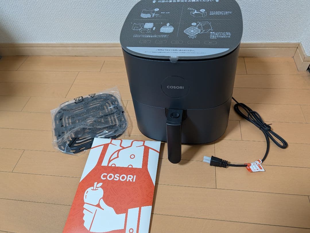 COSORI ノンフライヤー ブラック 取扱説明書付き