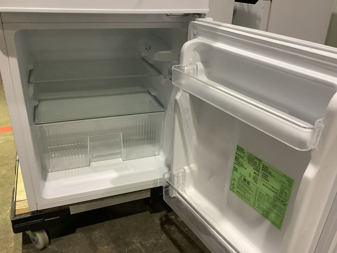 【小さめ】アイリスオーヤマ 2ドア冷蔵庫 IRSD-9B-W 90L 20年製