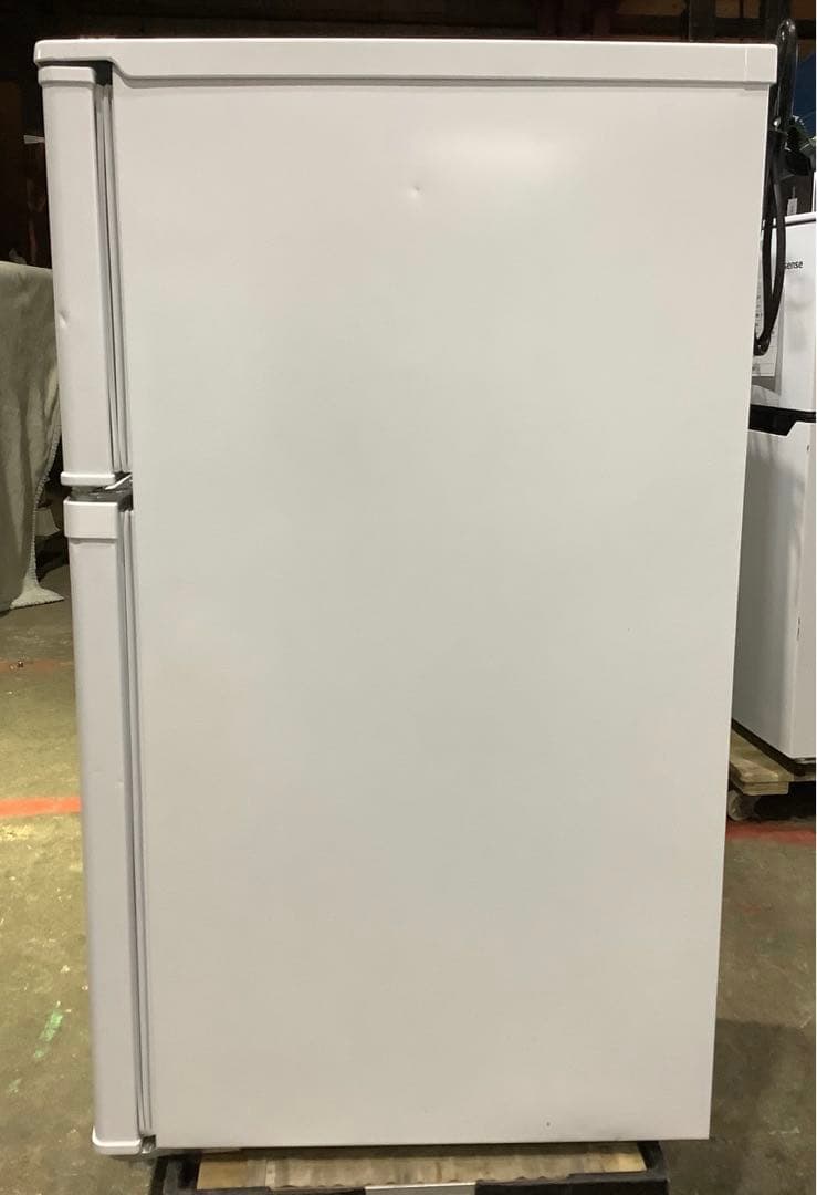 【小さめ】アイリスオーヤマ 2ドア冷蔵庫 IRSD-9B-W 90L 20年製