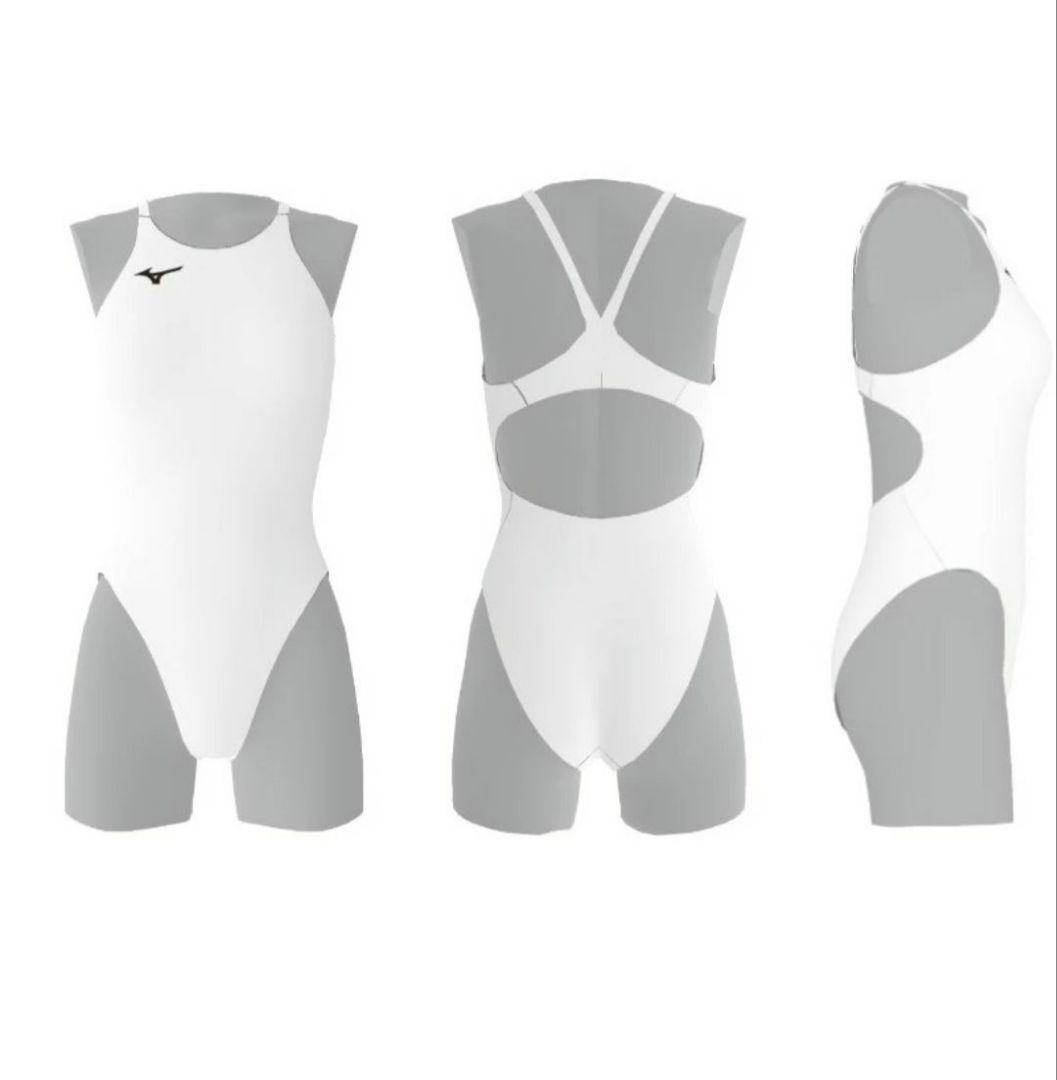 Mizuno スポーツ用水着 XLサイズ ホワイト