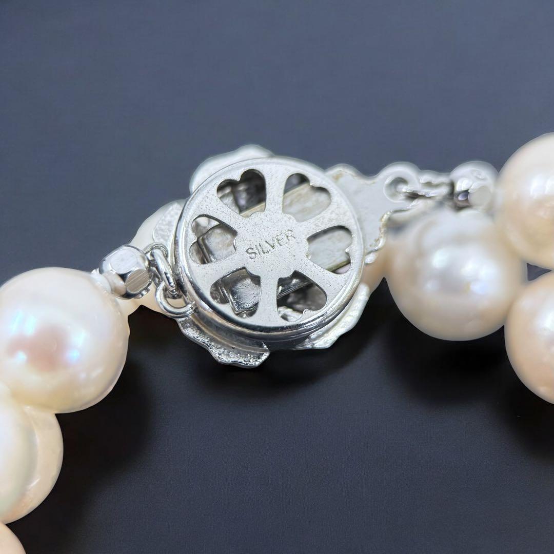 【高島屋購入品】最高峰　アコヤ　大珠　本真珠　パール　ネックレス　8.8mm