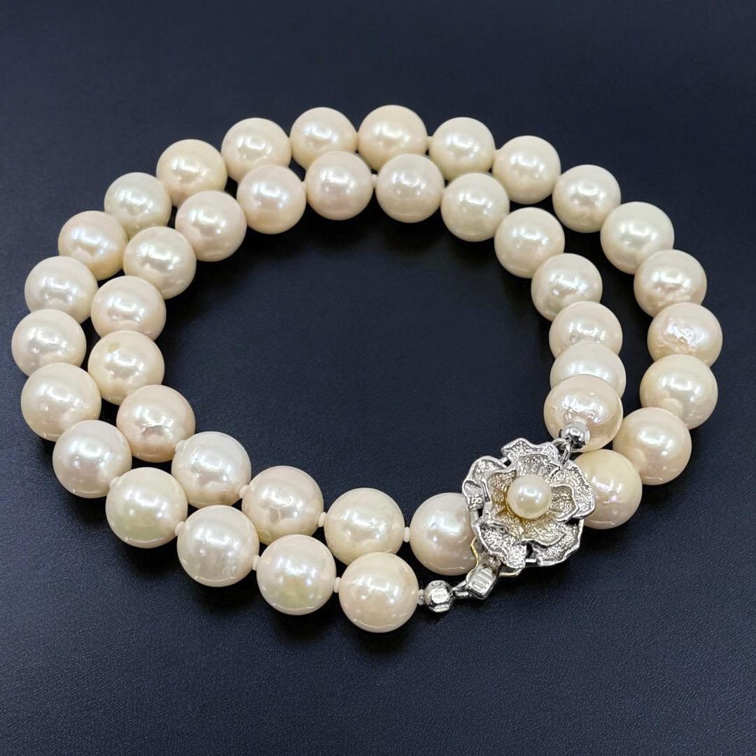 【高島屋購入品】最高峰　アコヤ　大珠　本真珠　パール　ネックレス　8.8mm