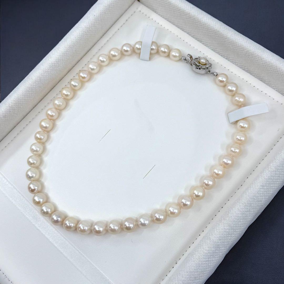 【高島屋購入品】最高峰　アコヤ　大珠　本真珠　パール　ネックレス　8.8mm