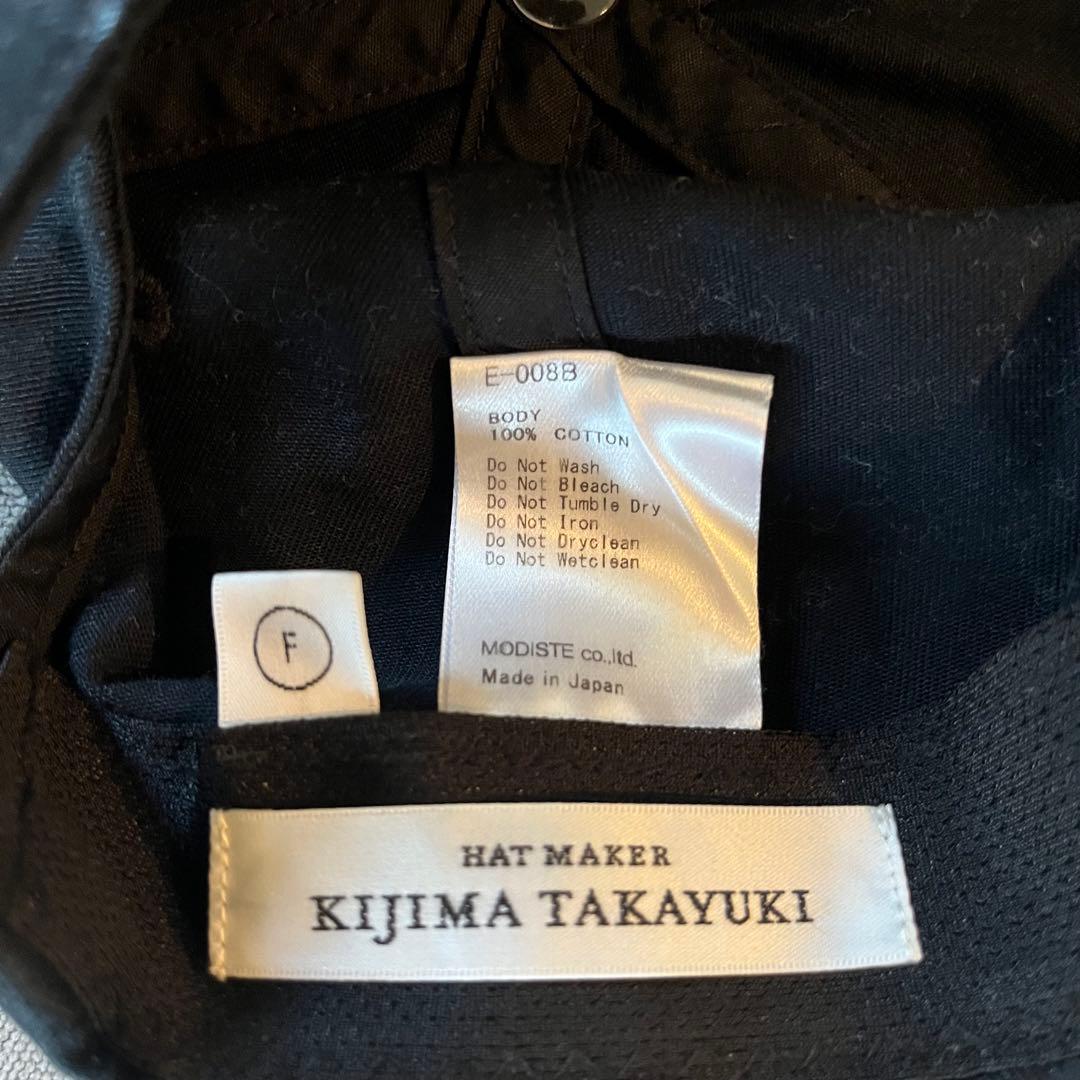 帽子 KIJIMA TAKAYUKI COTTON CHINO 6PANEL CAP