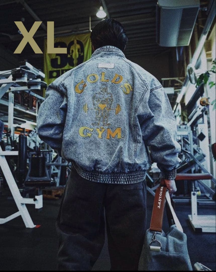 超希少！LYFT × GOLD'S GYM オーバーサイズデニムジャケット