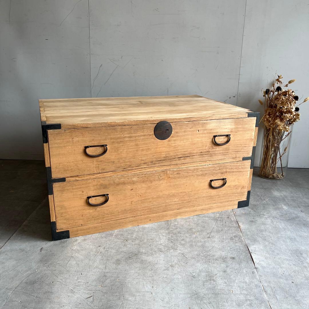 アンティーク 箪笥 チェスト テレビ台 無垢材 レトロ z388