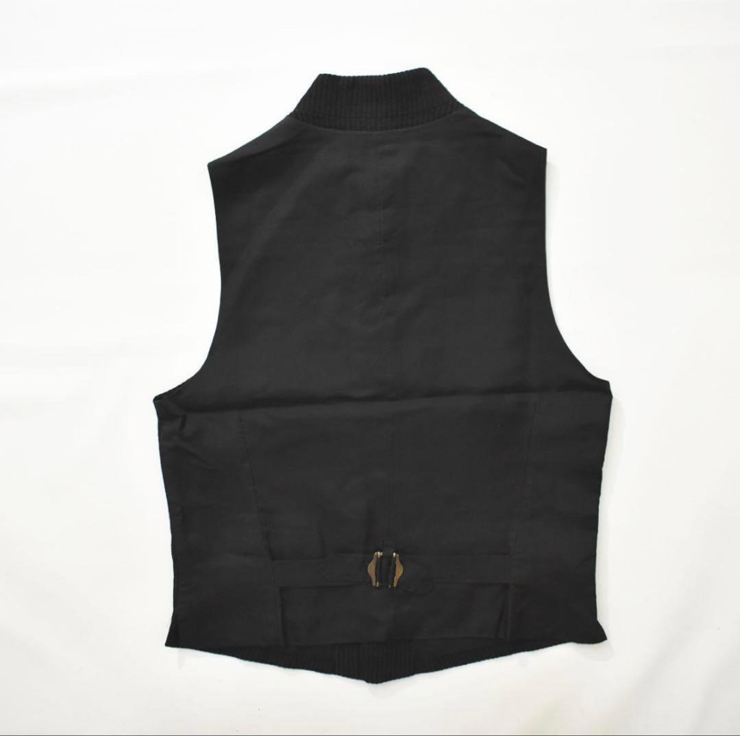 メンズティノラス ストライプ ノーカラー 3ピース スーツ セットアップ M