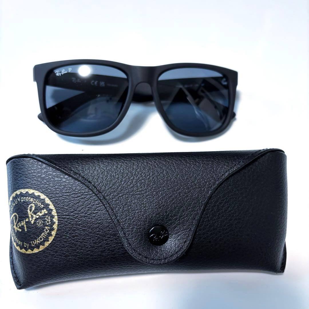 美品 Ray-Ban レイバン 偏光 サングラス RB4165F JUSTIN