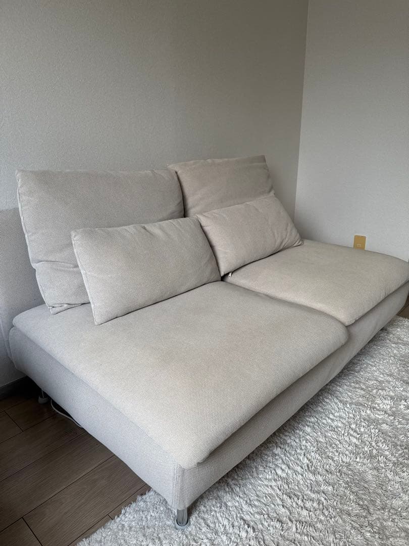 [10/31]まで！　ソーデルハムン　コンパクトソファ ３人掛け ベージュ
