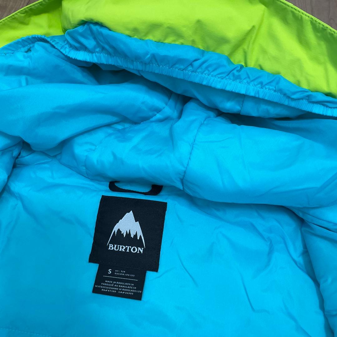 BURTON 子ども用スノーボードウェア ネイビー/ライム　120センチ