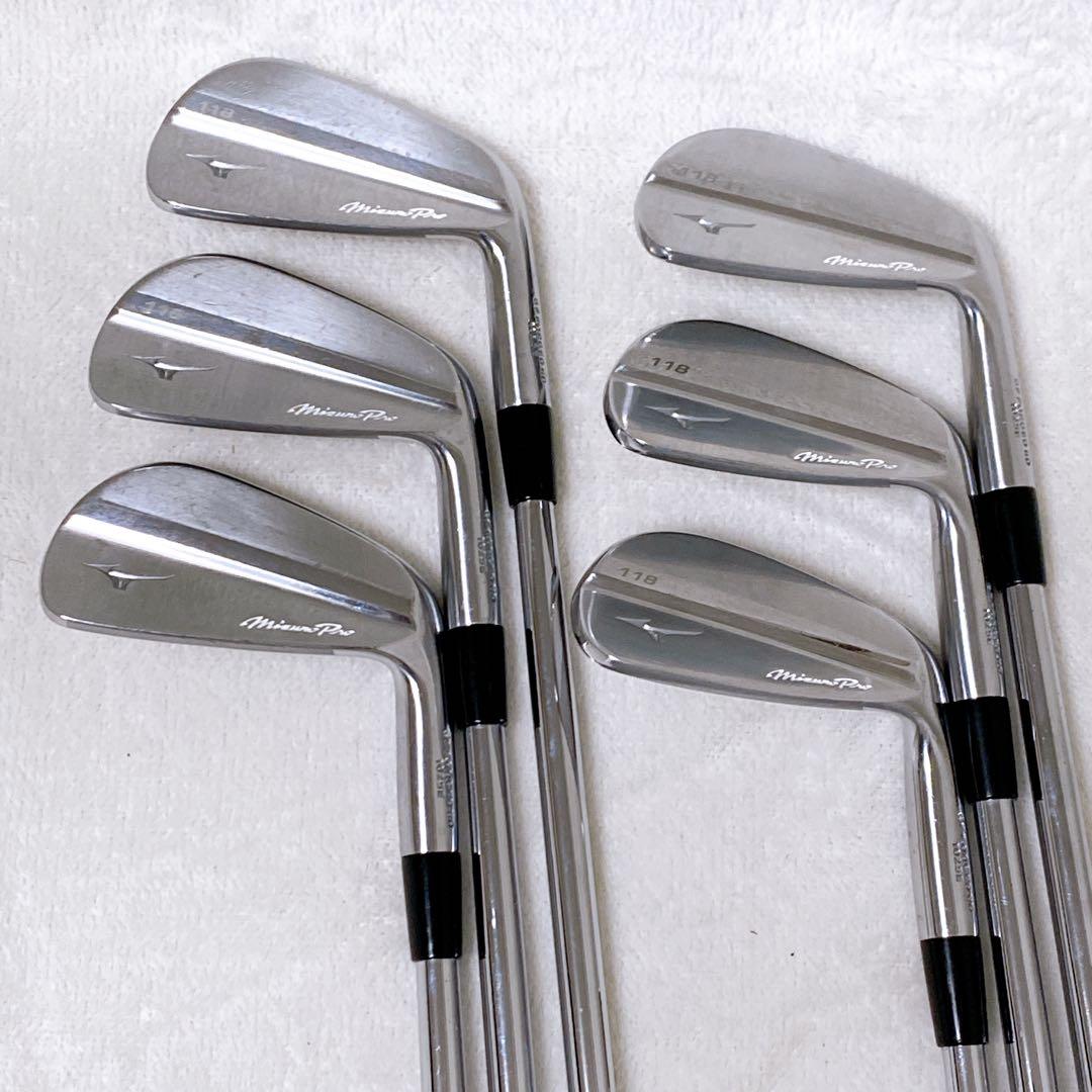 美品　ミズノプロ　118　アイアン6本セット　DG120 S200　5〜9,P