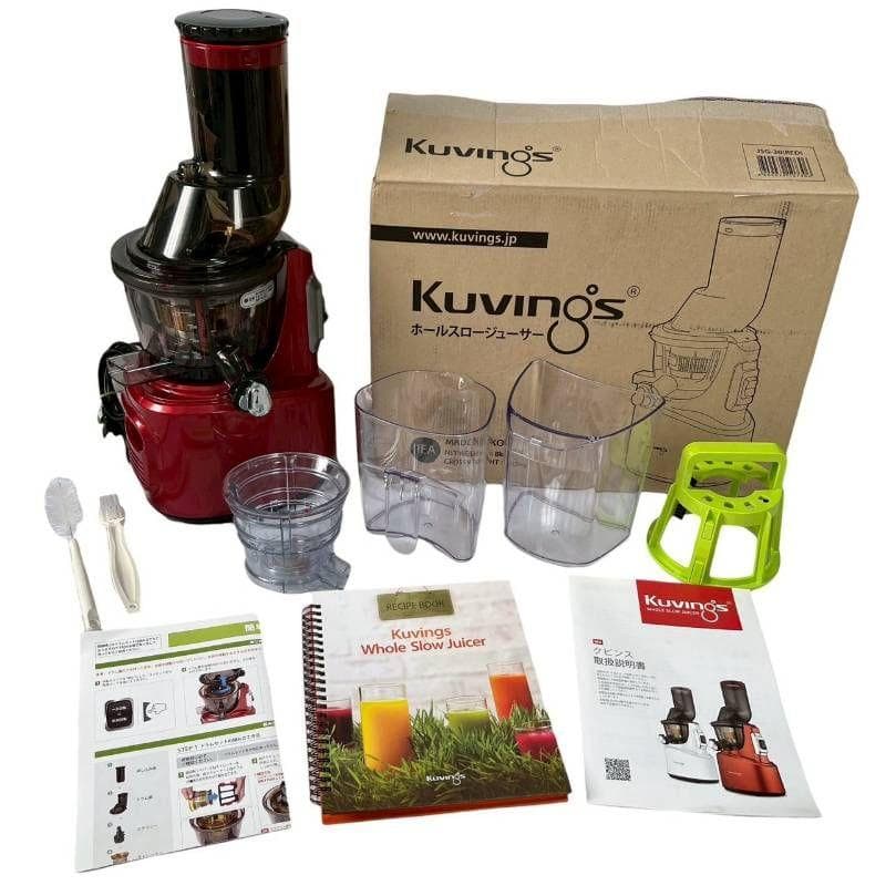 0205 Kuvings クビンス スロージューサー JSG-30 レッド