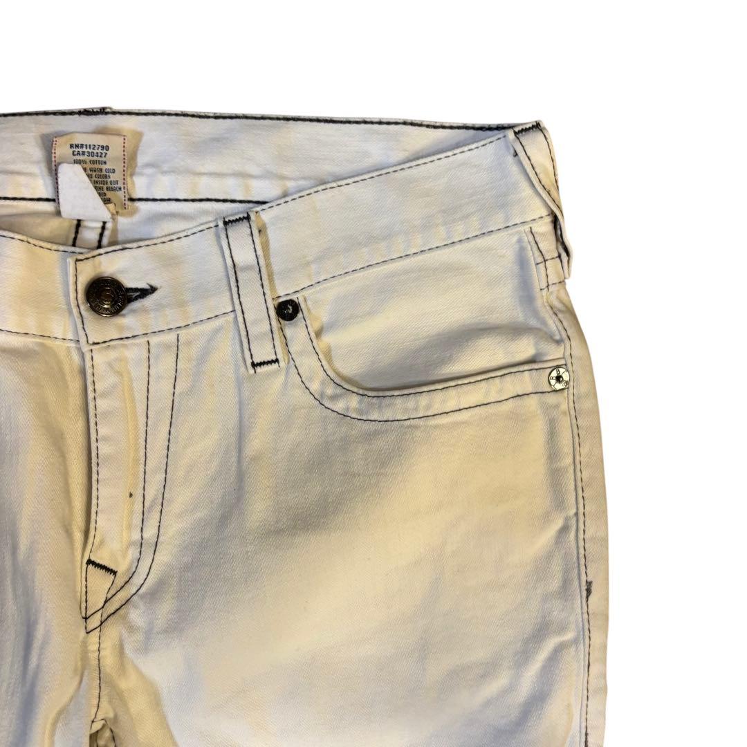 TRUE RELIGEION トゥルーレリジョン フレア BILLY ホワイト