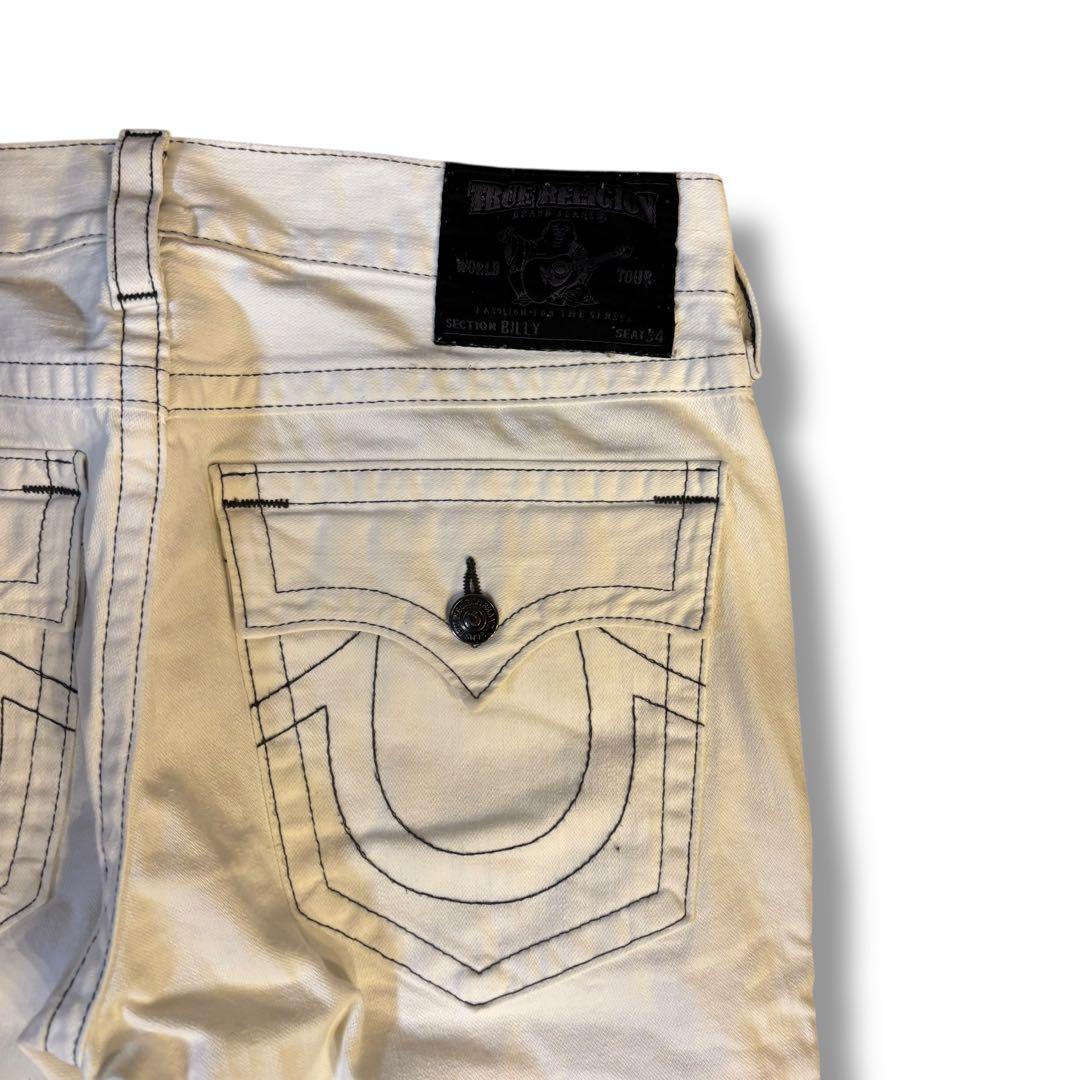 TRUE RELIGEION トゥルーレリジョン フレア BILLY ホワイト