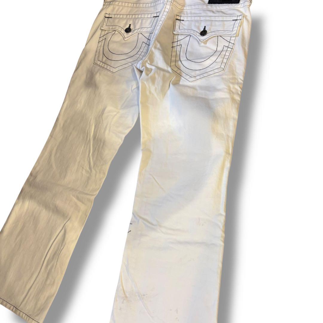 TRUE RELIGEION トゥルーレリジョン フレア BILLY ホワイト