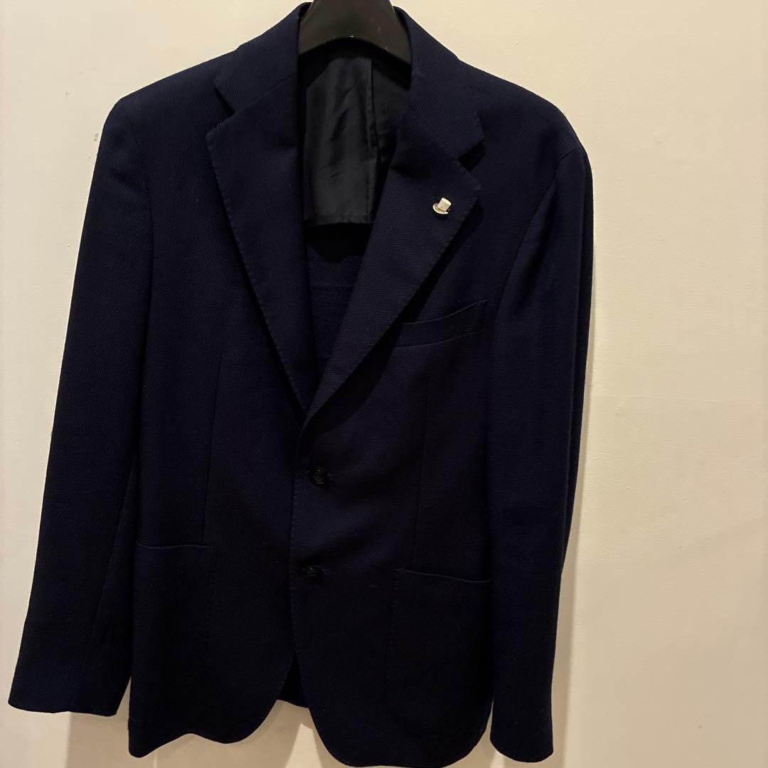ヒ*チ様 タリアトーレ ネイビー　テーラードジャケット　size46
