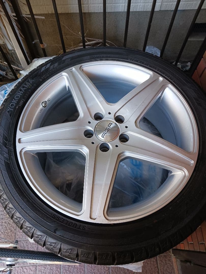 値下げ！スタッドレスタイヤホイール 4本セット265/40R19 ベンツE63
