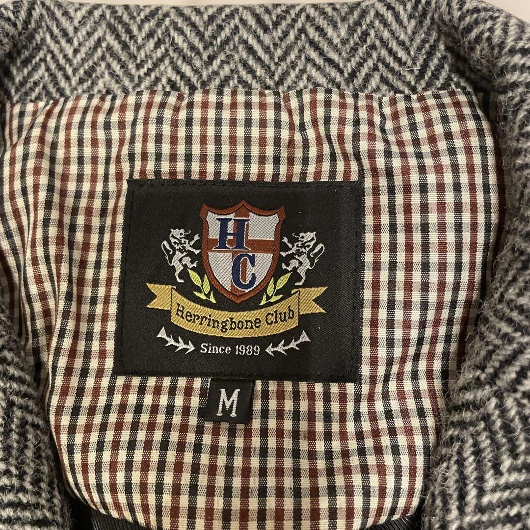 美品❤️Herringbone Club ハリスツイード ヘリンボーン ベスト　Ｍ