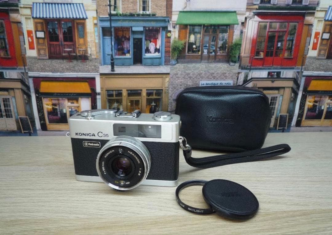 ☆フィルムカメラ＾＾☆Konica C35 Flashmatic 　㉝
