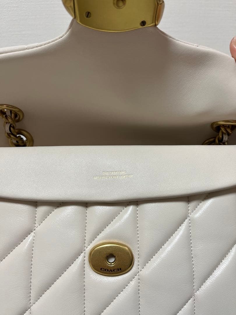 【極美品】★coach★タビーショルダーバッグ26 キルティング　CP-150