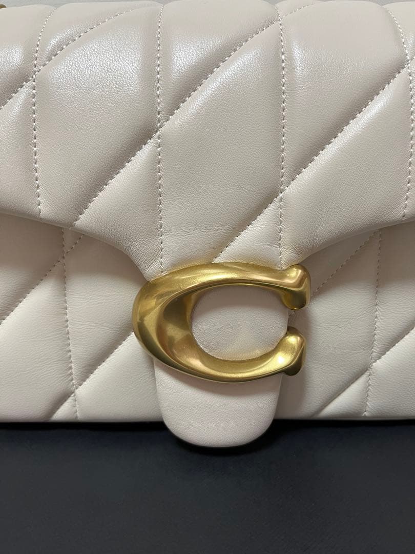 【極美品】★coach★タビーショルダーバッグ26 キルティング　CP-150