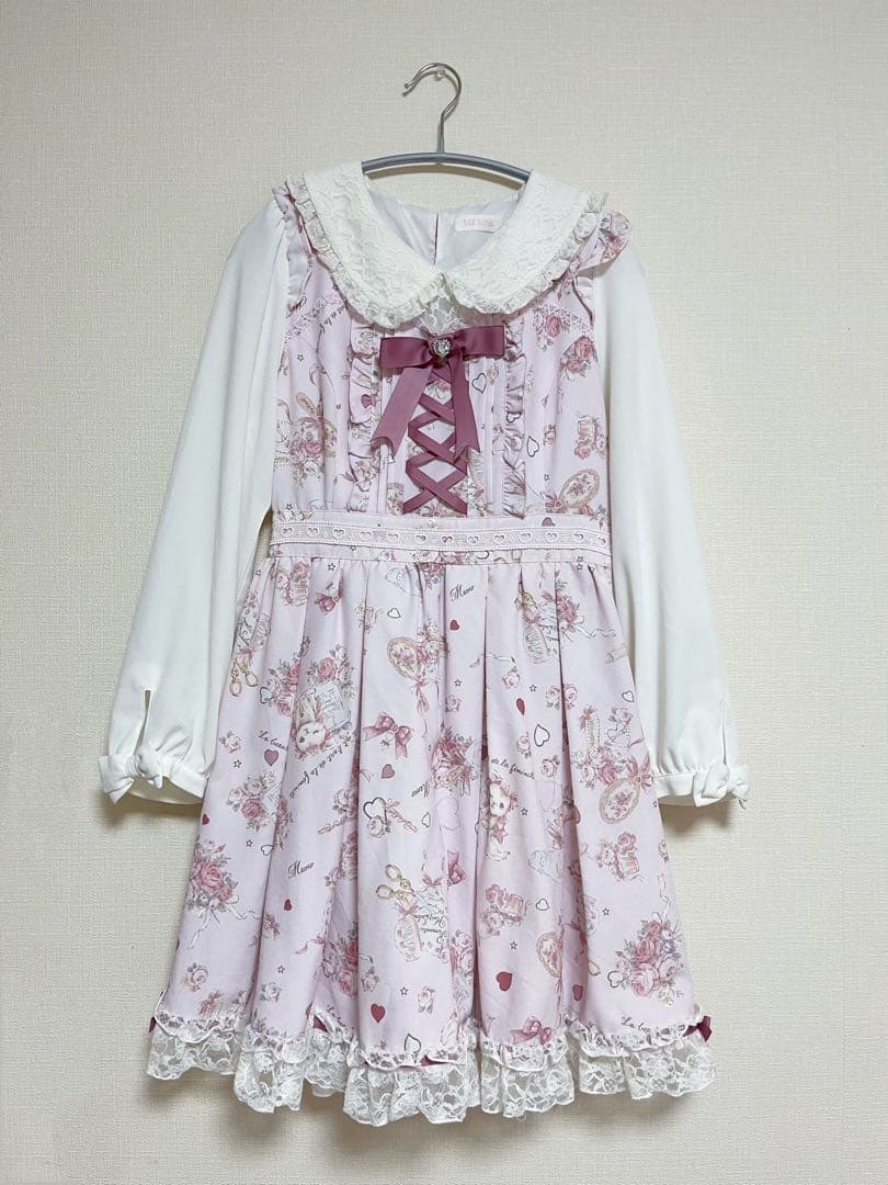 LIZLISA hairsalon柄 ワンピース