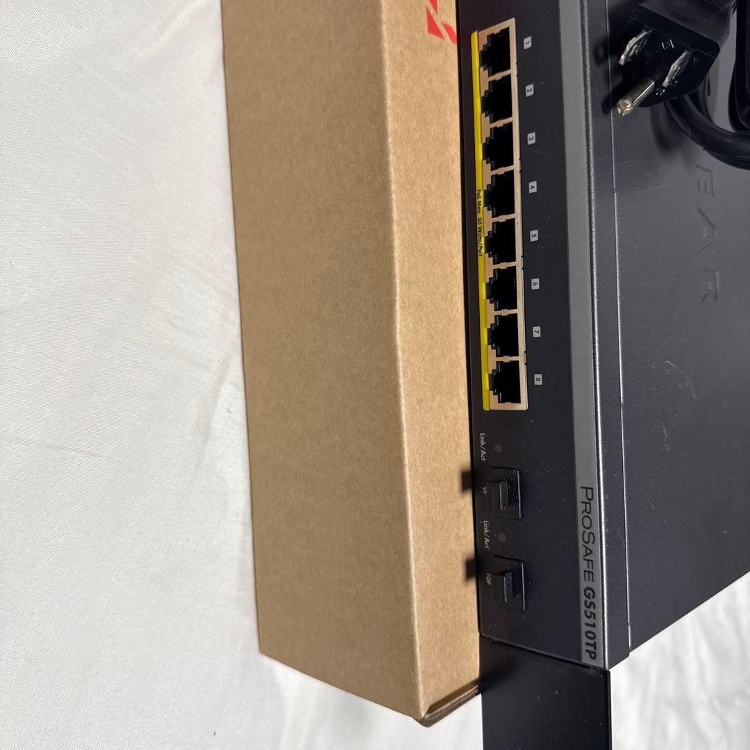 Netgear ProSAFE GS510TP 8ポートスイッチ