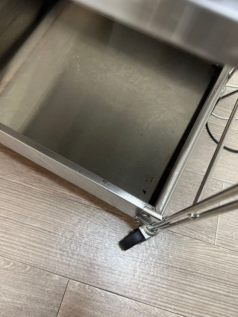 無印良品　ステンレスユニットシェルフ・ワゴンセット